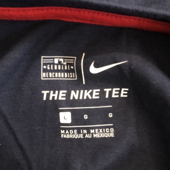 Nike Cleveland Indians/Guardians MLB 'Chicks Dig The Long Ball' T-Shirt Size L - Picture 5 of 5